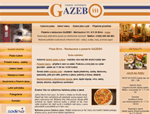 Tablet Screenshot of gazebo.cz